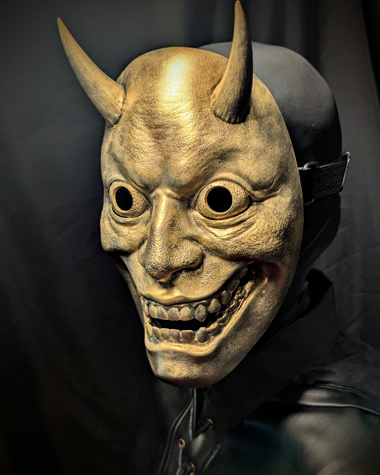 Golden Relic Resin Hannya Mask