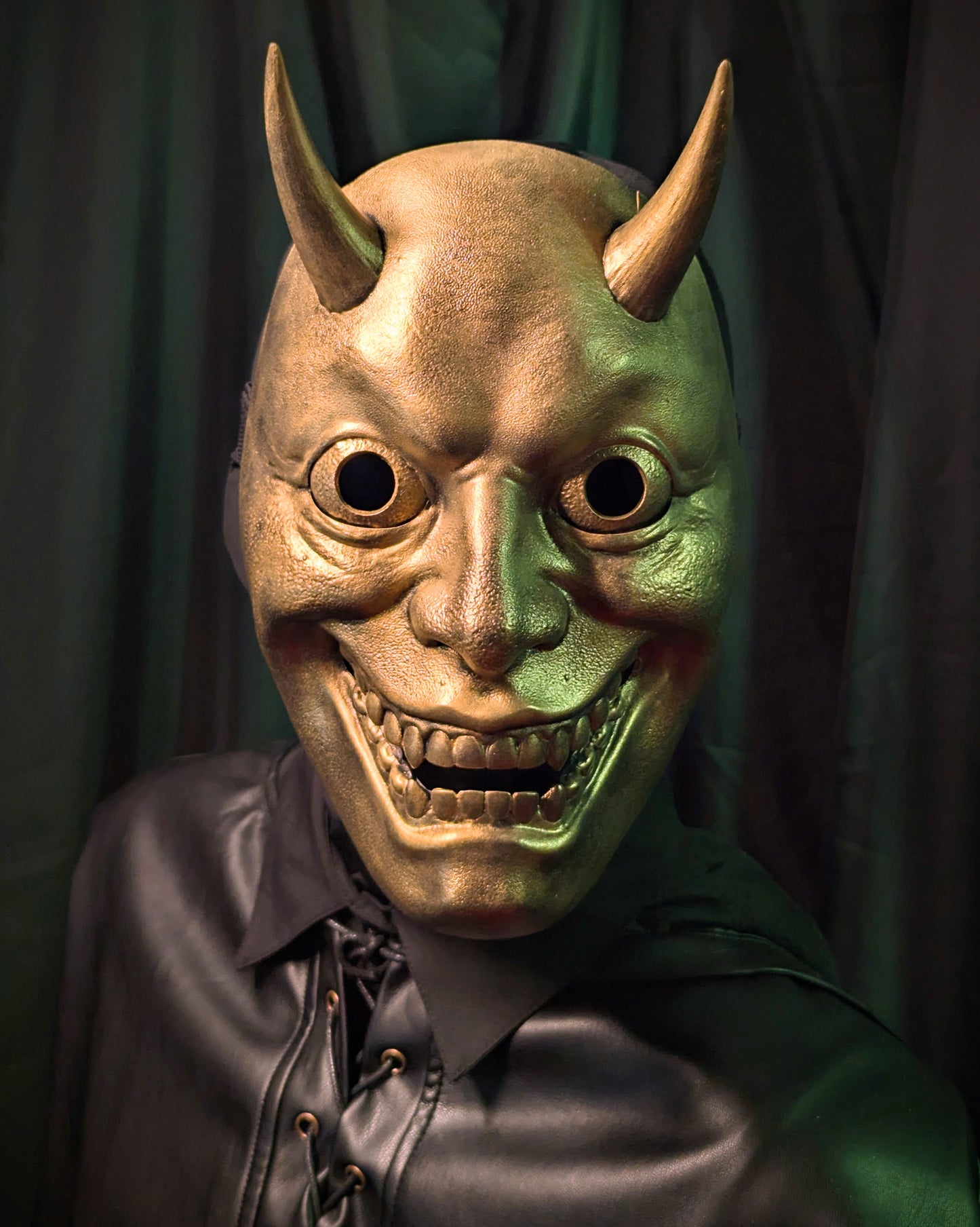 Golden Relic Resin Hannya Mask