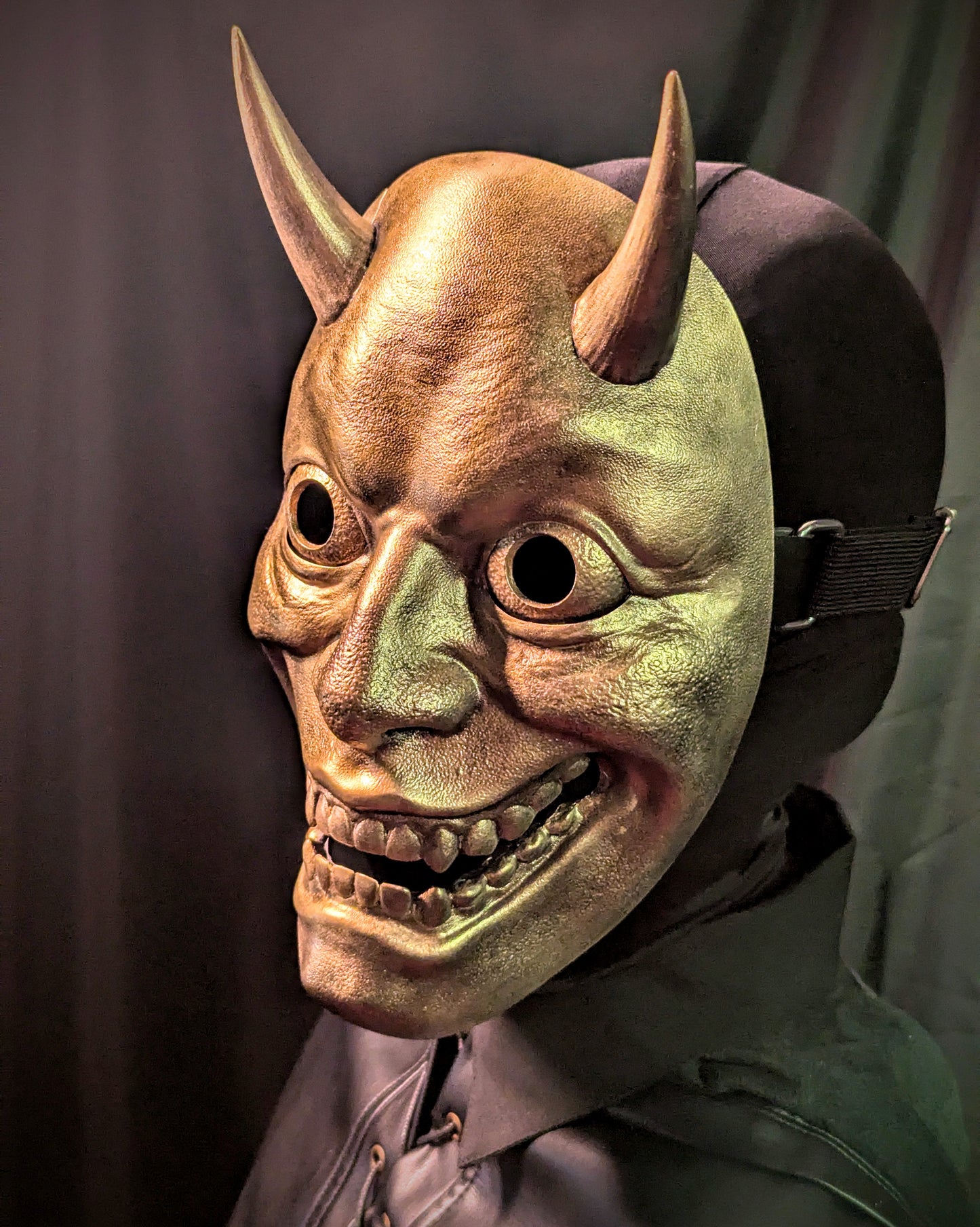 Golden Relic Resin Hannya Mask