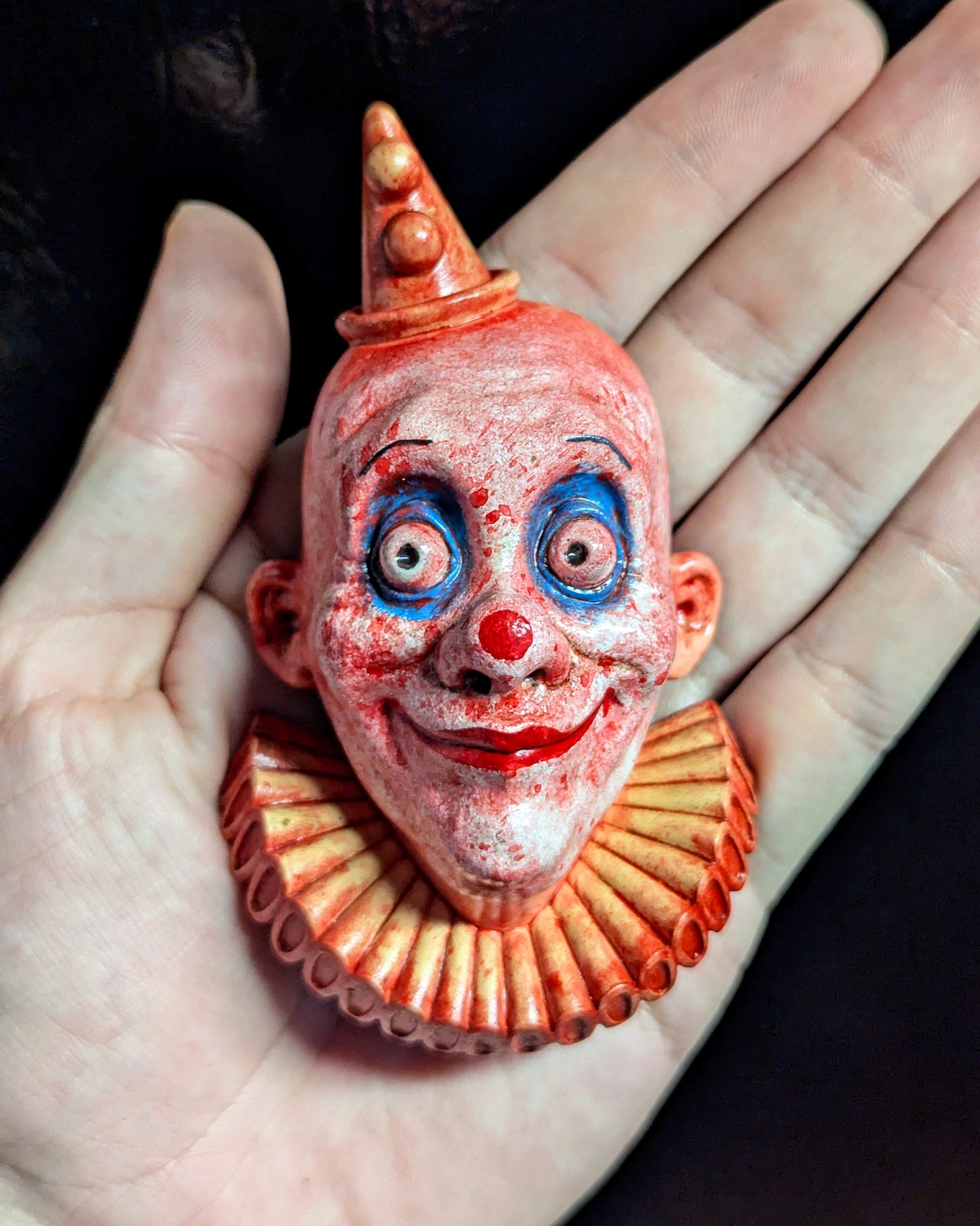Creepy Clown Magnet Sculptures