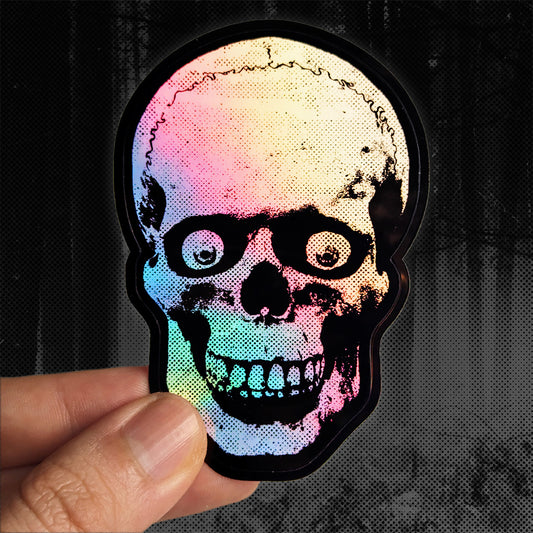 Holographic Skull Stickers