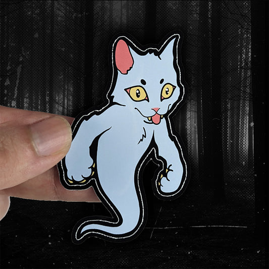 Kitty Ghost Sticker