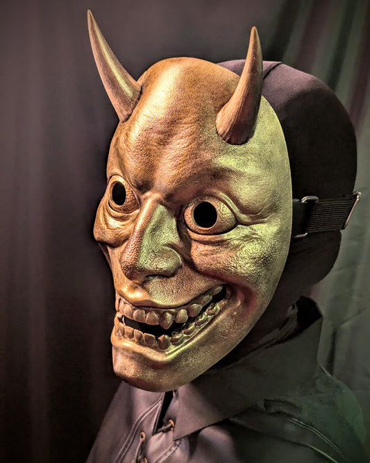 Golden Relic Resin Hannya Mask