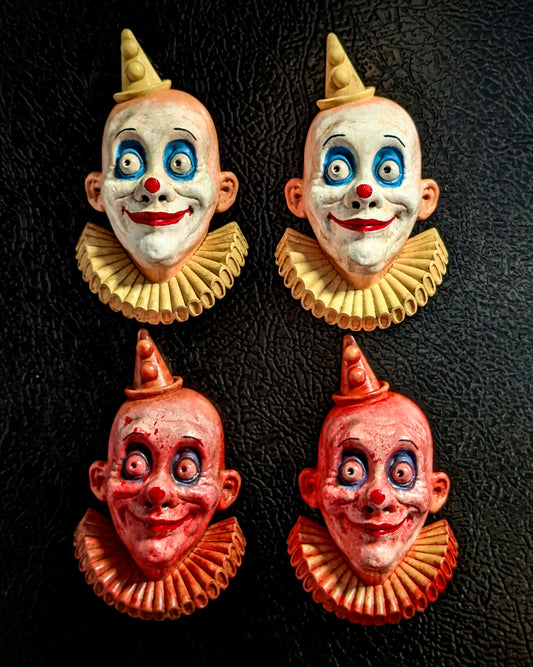 Creepy Clown Magnet Sculptures