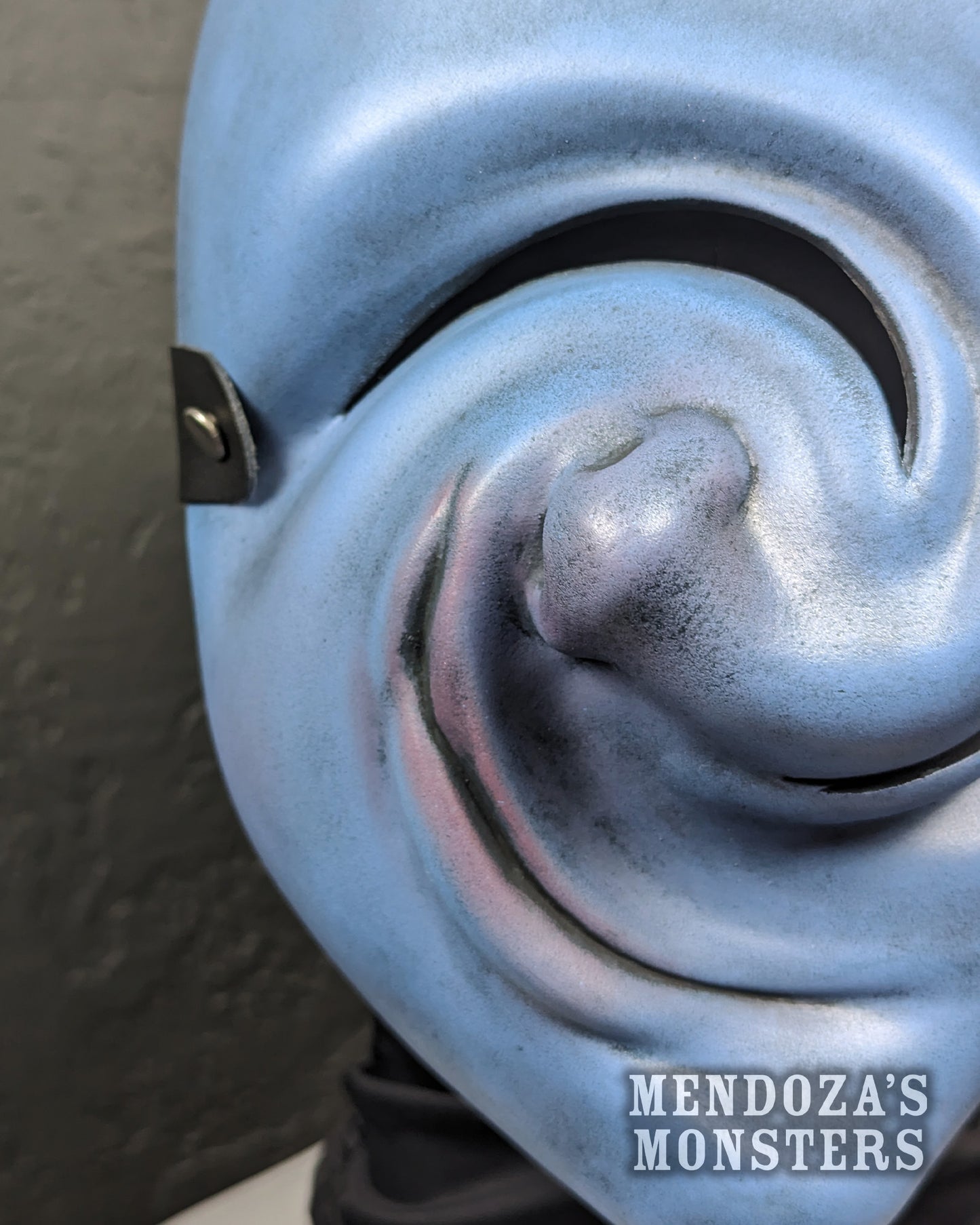 Blue Spiral Mask