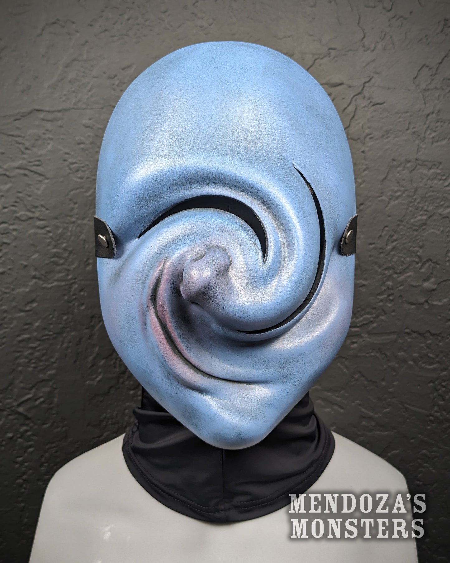 Blue Spiral Mask