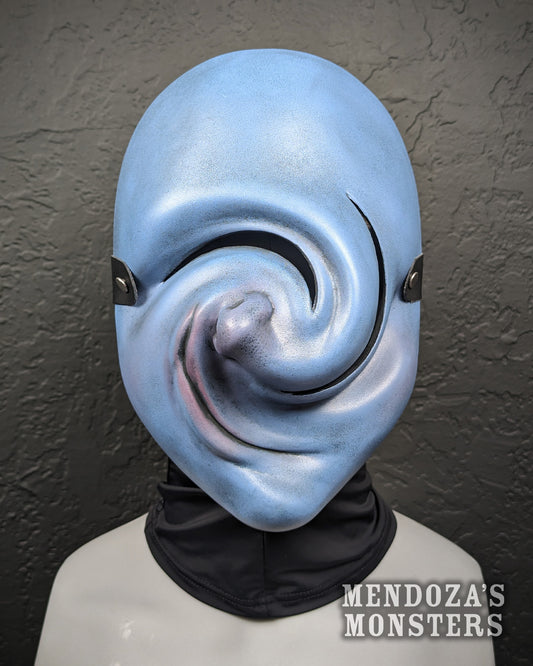 Blue Spiral Mask