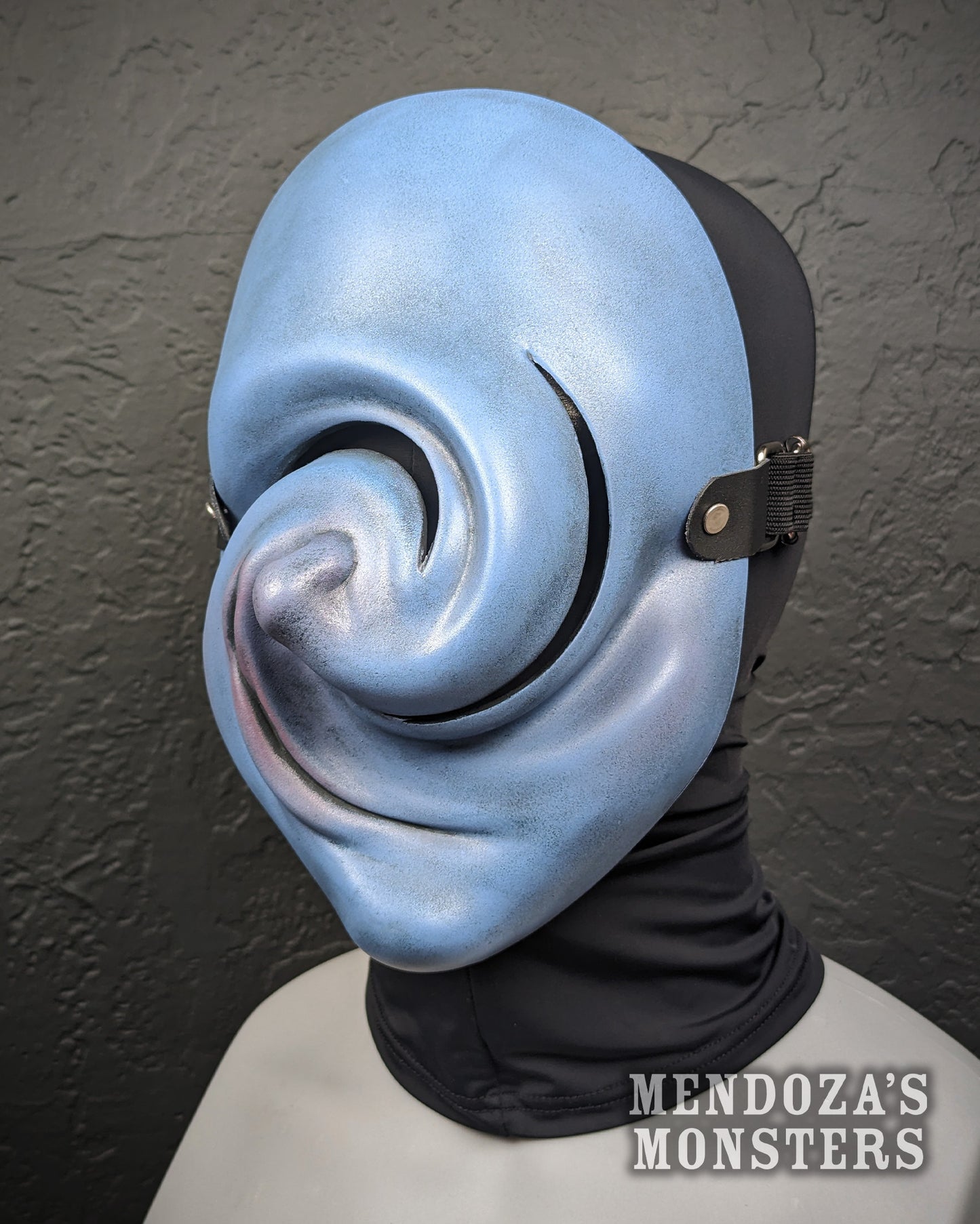 Blue Spiral Mask