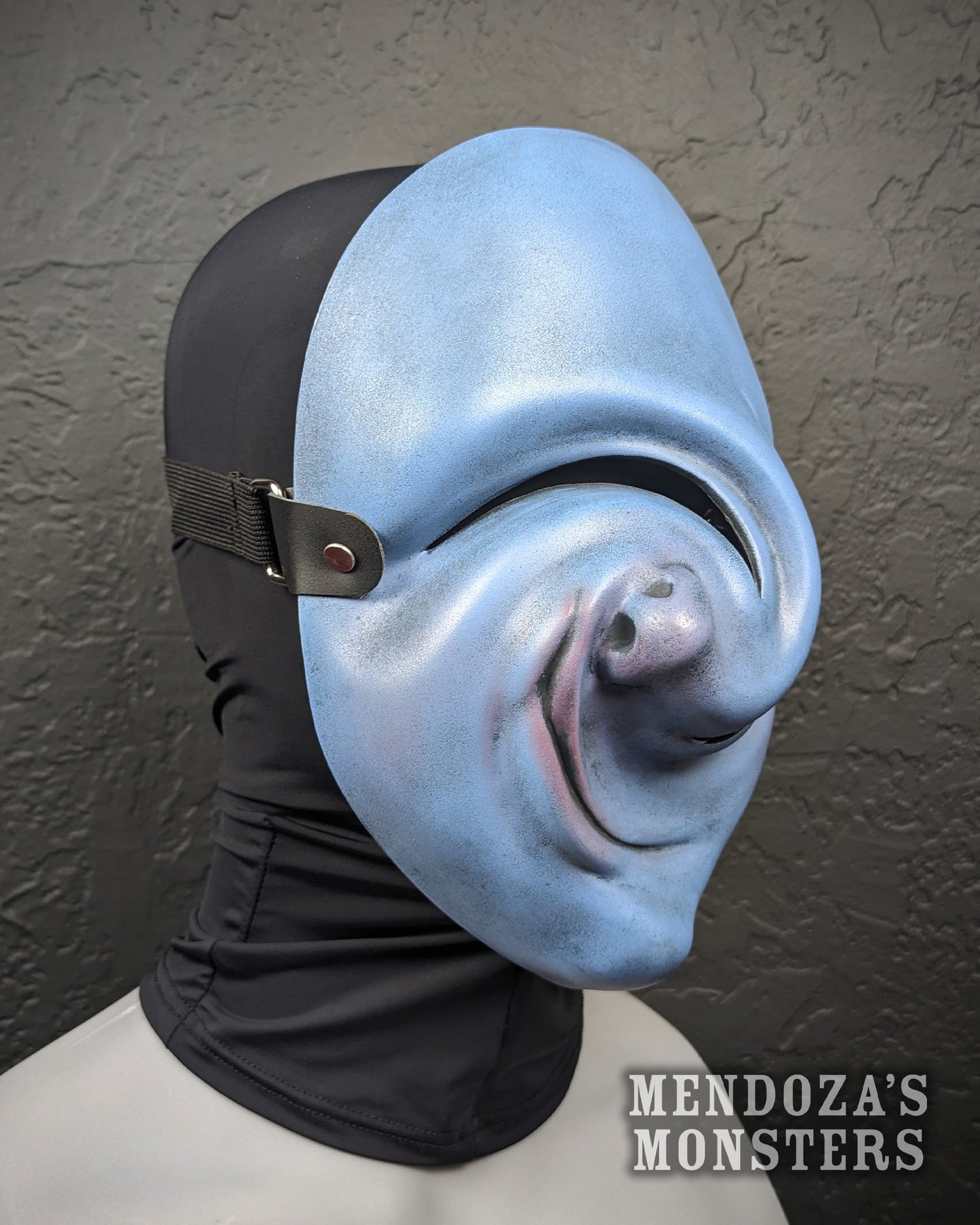 Blue Spiral Mask