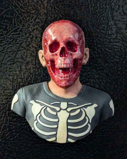 Skeleton Trick or Treater Magnet (Full Color)