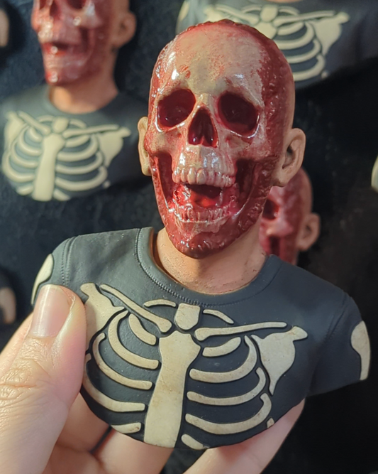 Skeleton Trick or Treater Magnet (Full Color)